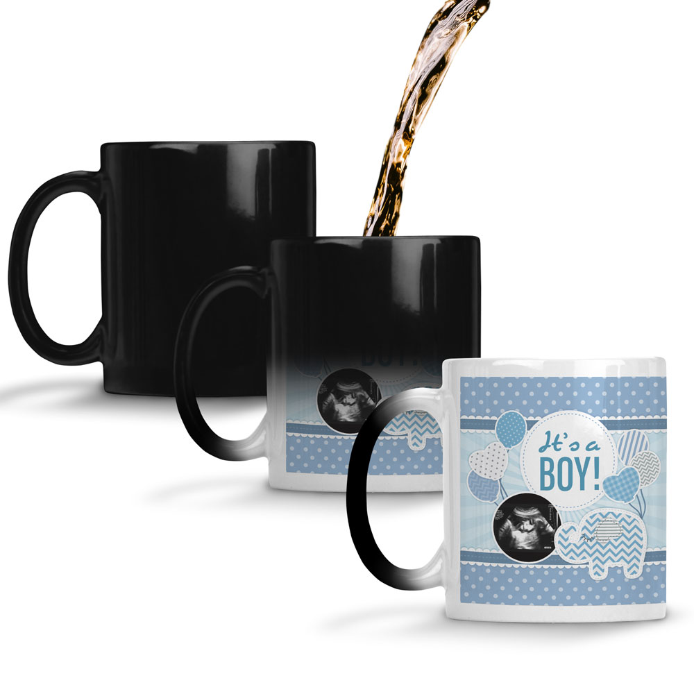 11 oz Black Color Changing Mug
