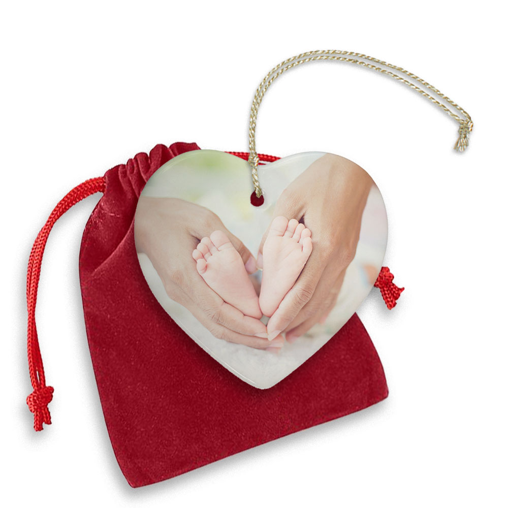 Heart Ceramic Ornament